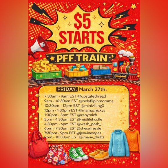 Other - 🚂March 27th - PFF Train🚂